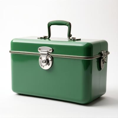 Illustration of a locked tackle box representing data security